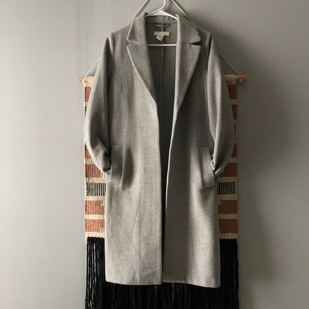 Grey Felt Lapel Waistcoat